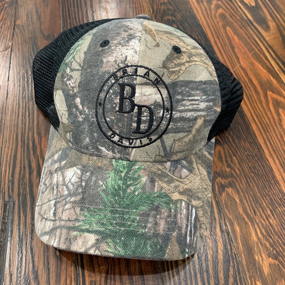 Brian Davis Camo Snapback Hat - Picture 1 of 3